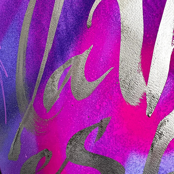 "La Vida es Hoy" Gold Version- Original on Paper 2025