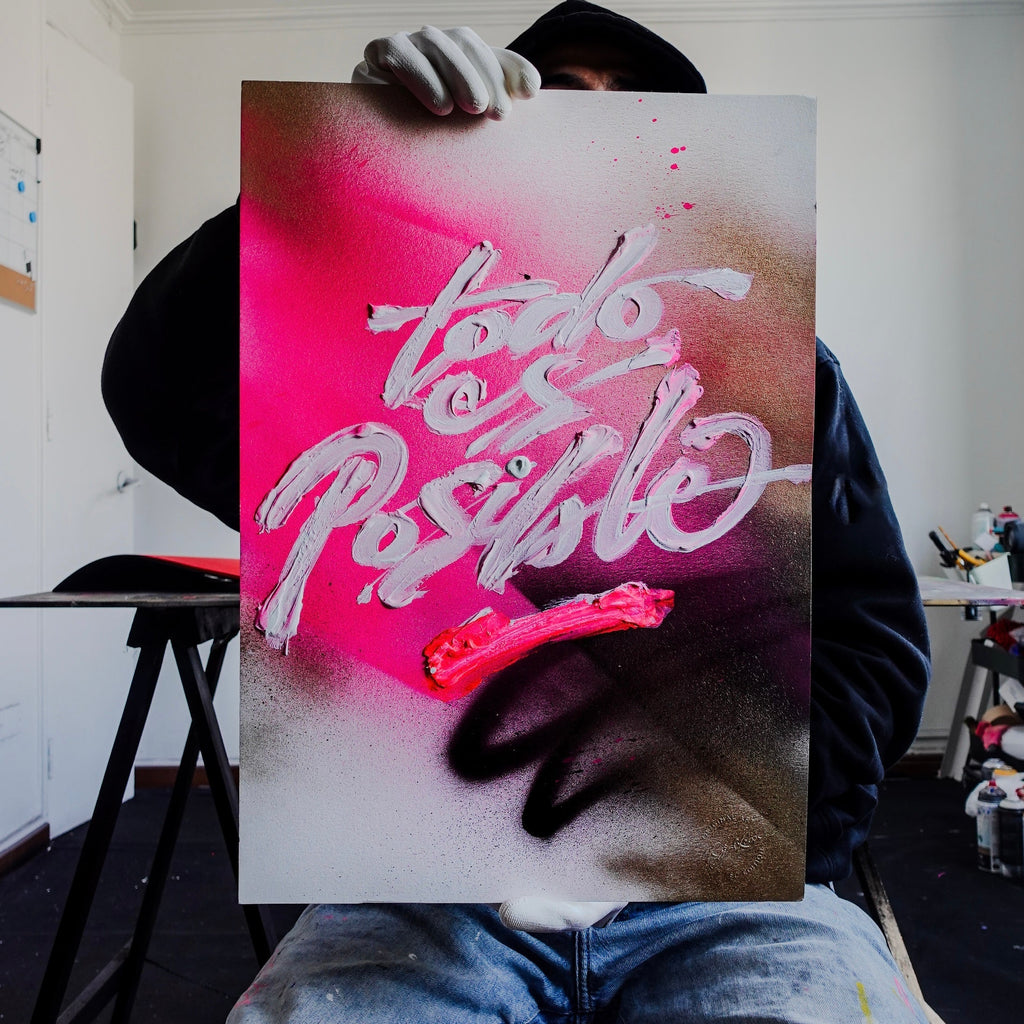 "Todo es Posible" - Pintura Sobre Papel.