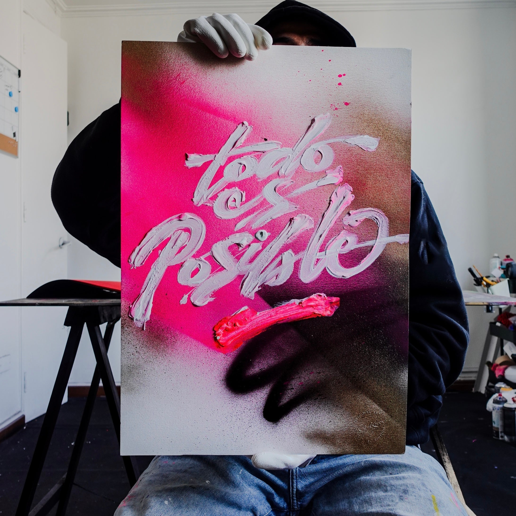 "Todo es Posible" - Pintura Sobre Papel.