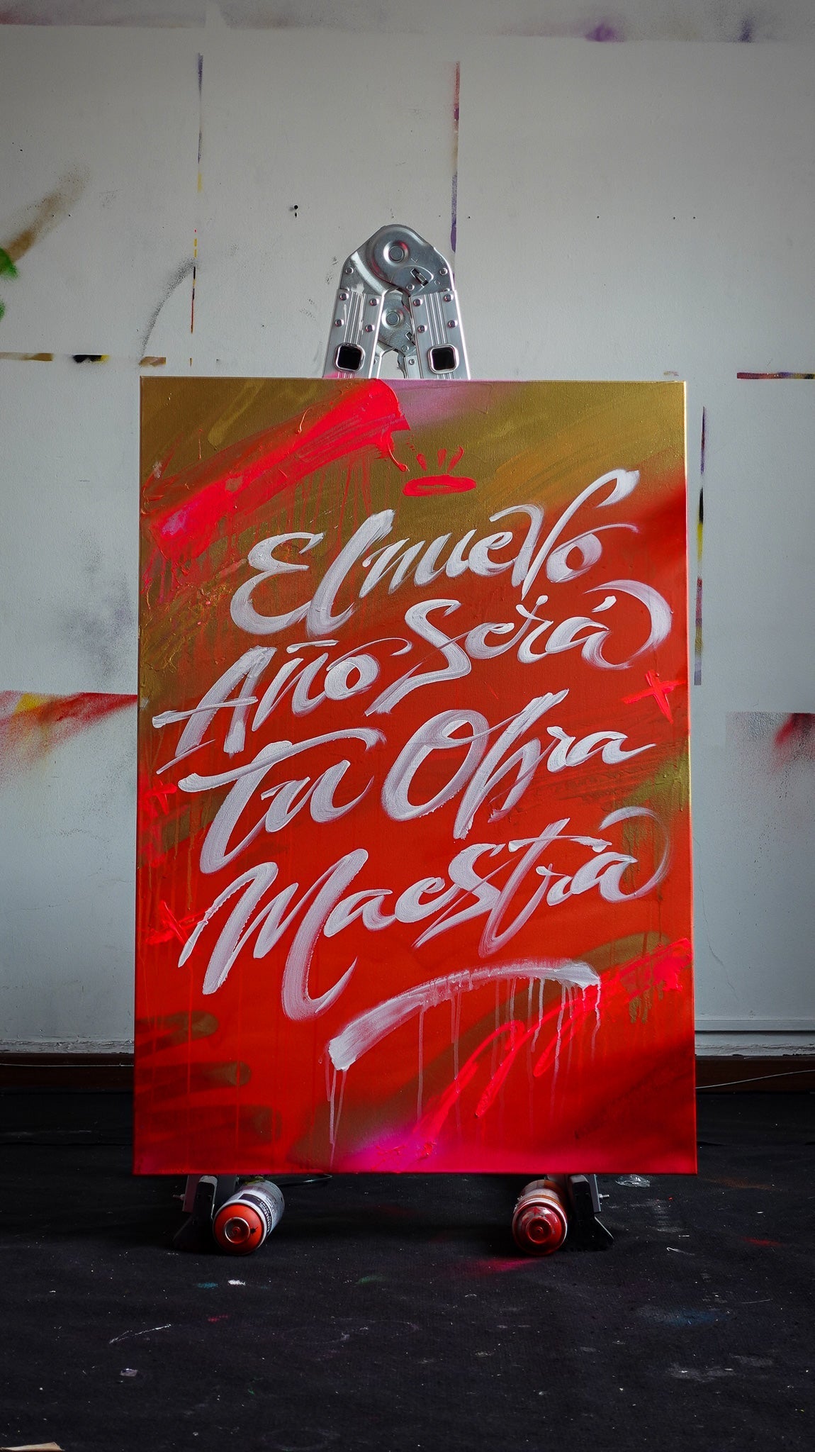 CANVAS - "EL NUEVO AÑO SERA TU OBRA MAESTRA" 2024