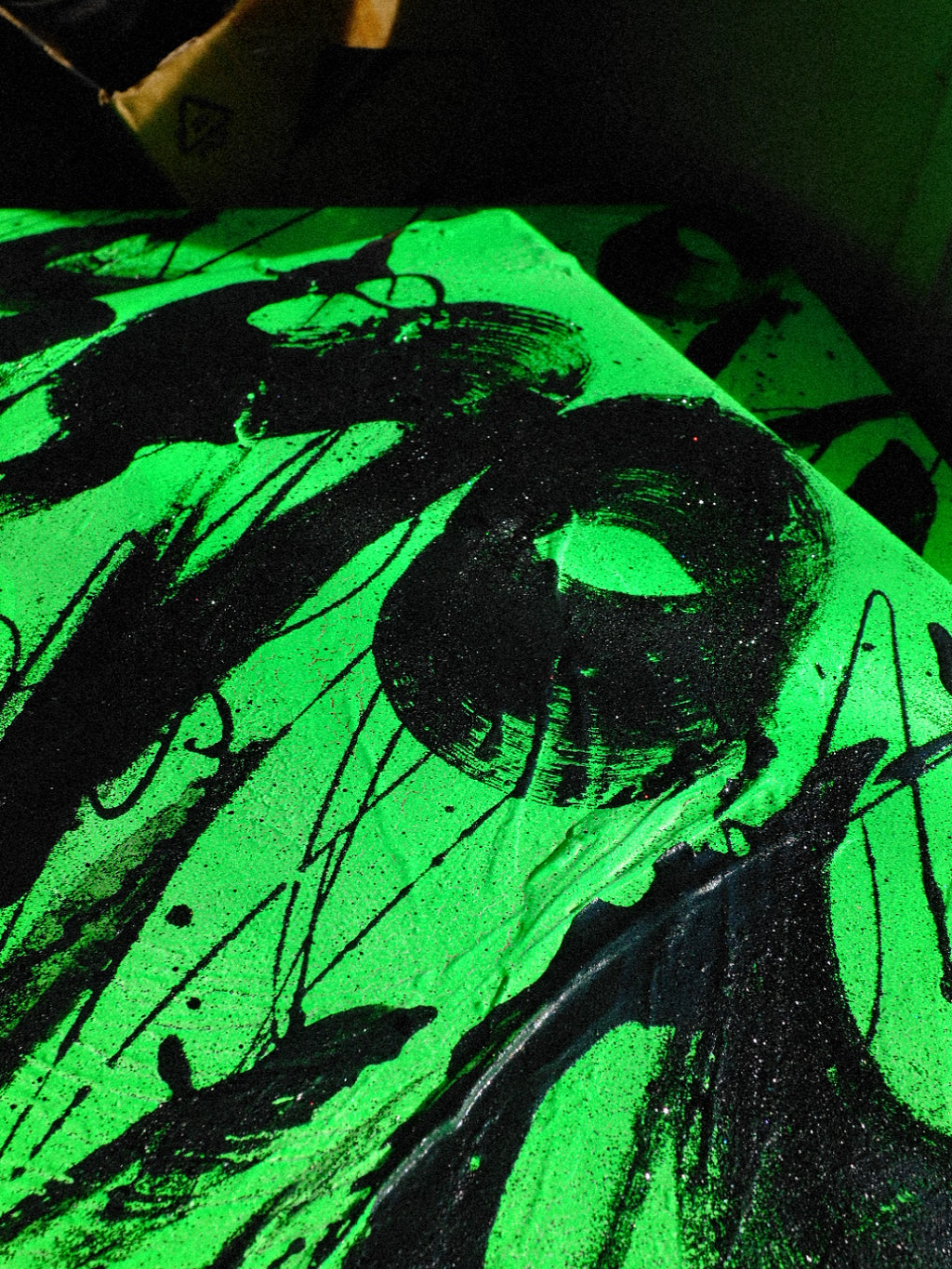 "Texture Fluor on Canvas"