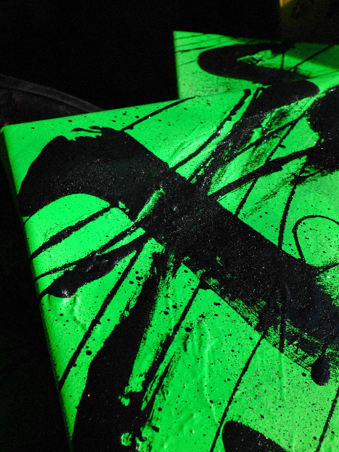 "Texture Fluor on Canvas"