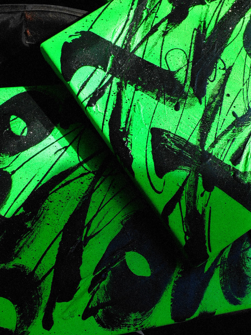 "Texture Fluor on Canvas"