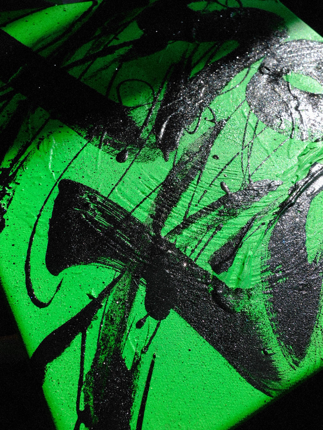 "Texture Fluor on Canvas"