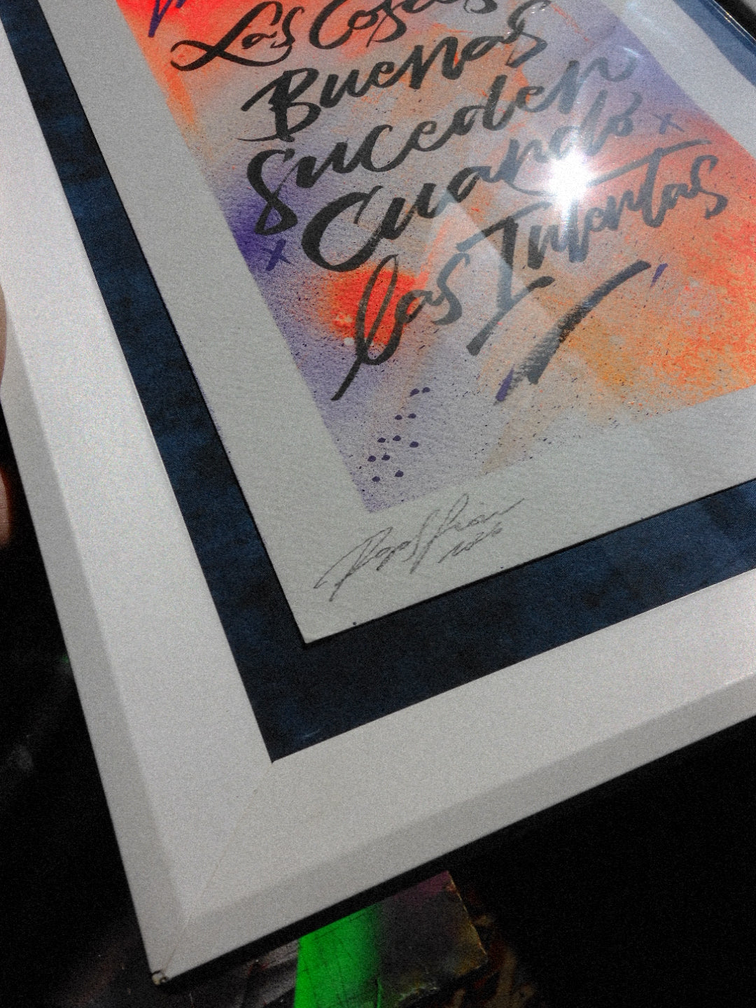 "Las Cosas Buenas Suceden Cuando Las Intentas"