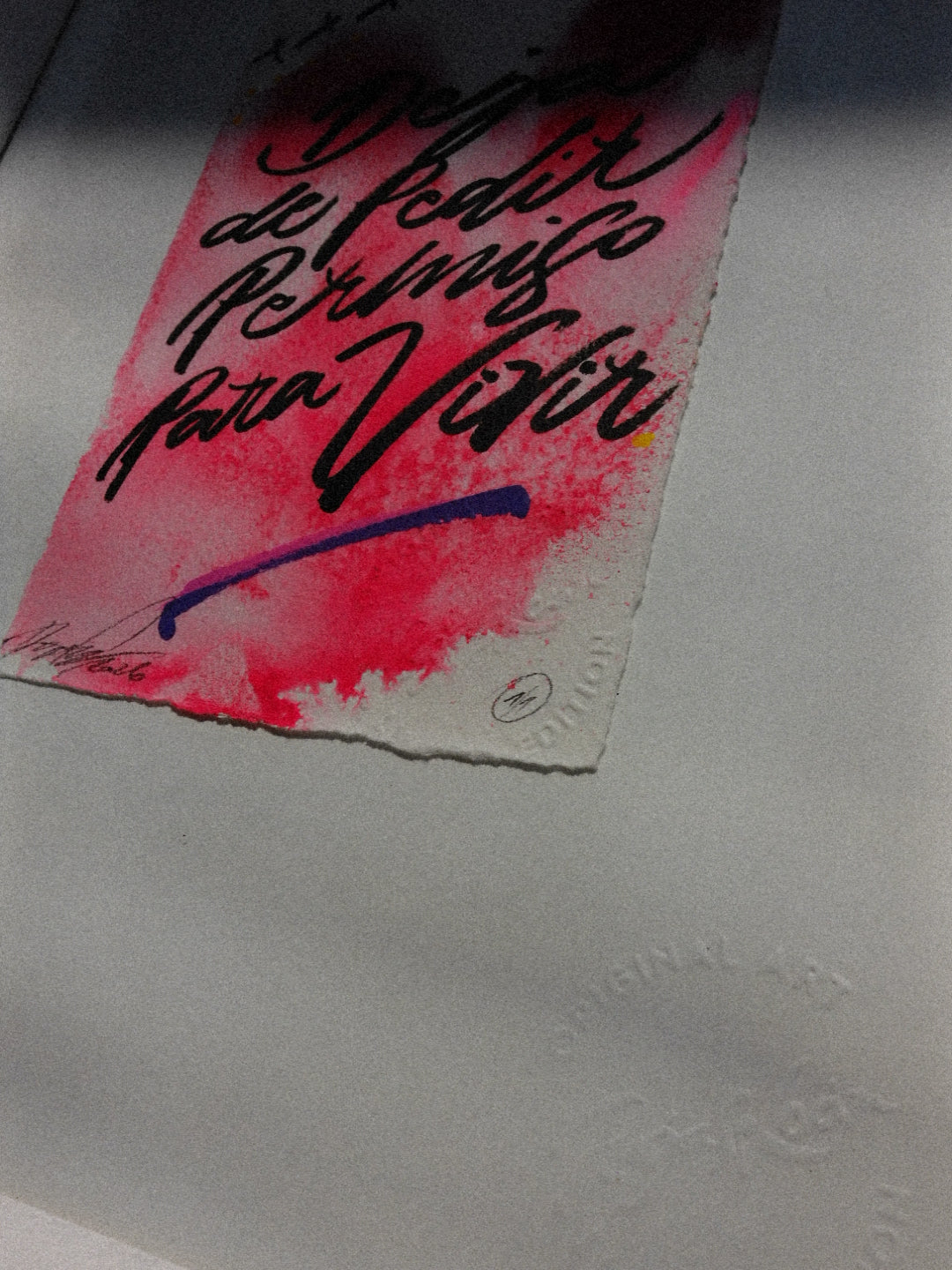 "Deja De Pedir Permiso Para Vivir"