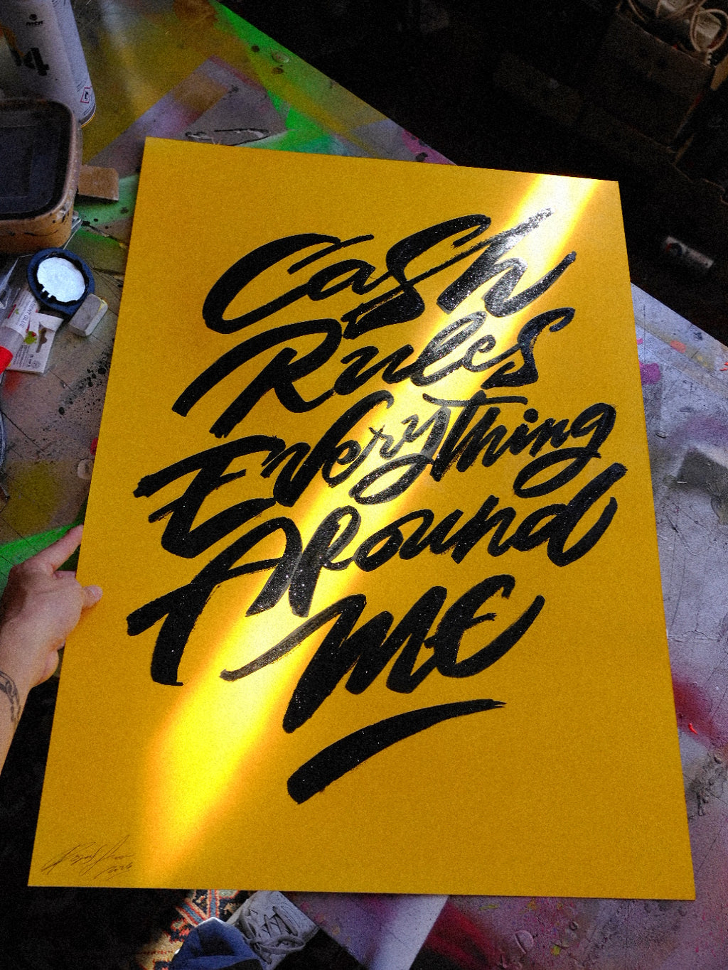 "Cash Rules Evertything Around Me" WuTang