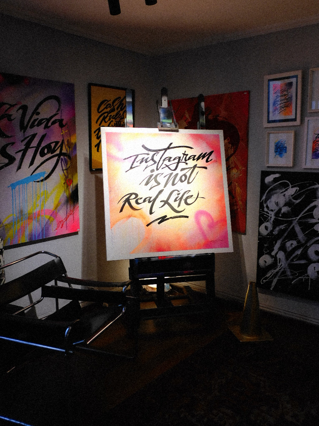 "Instagram is not your real life" Canvas