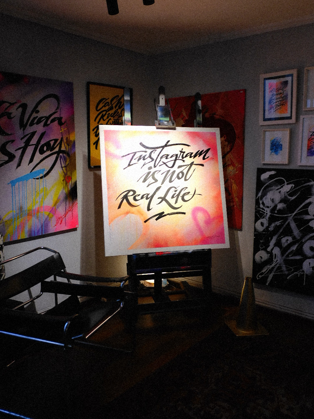 "Instagram is not your real life" Canvas