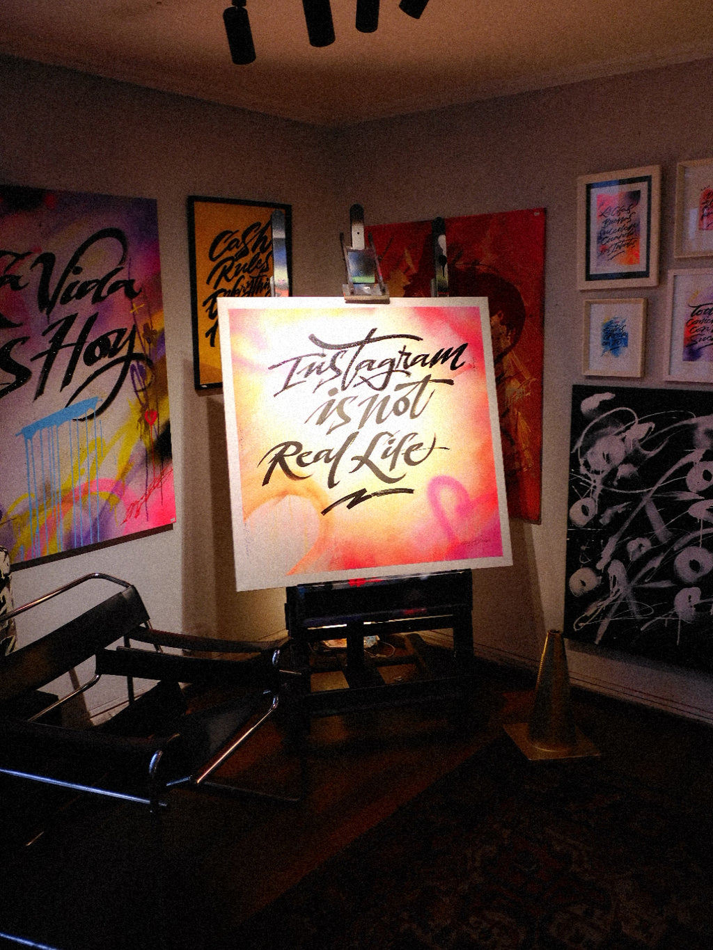 "Instagram is not your real life" Canvas