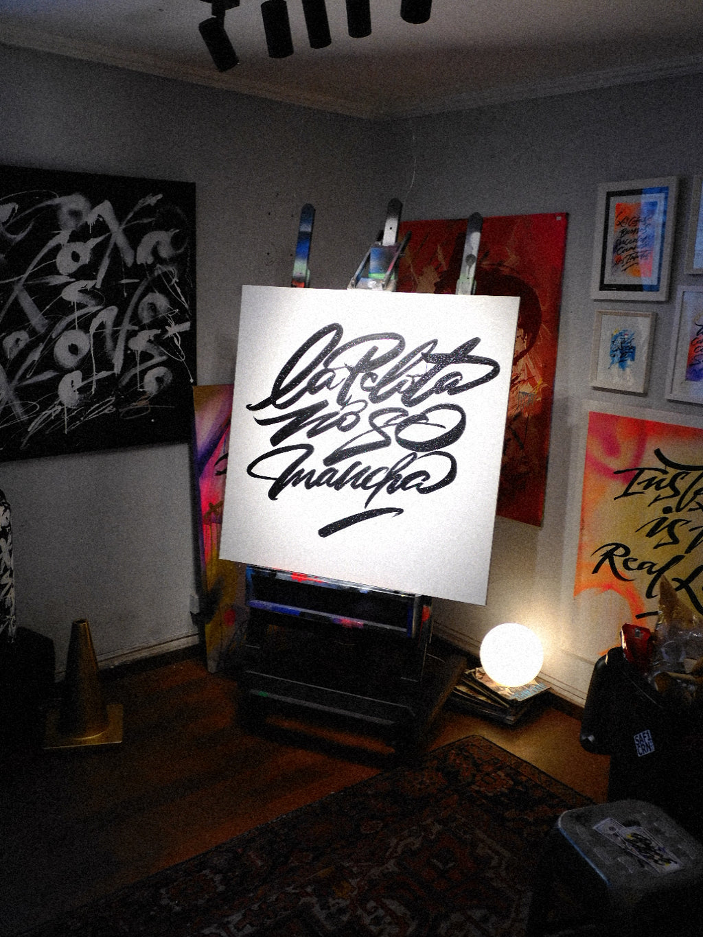 "La Pelota No Se Mancha" Canvas 100x100