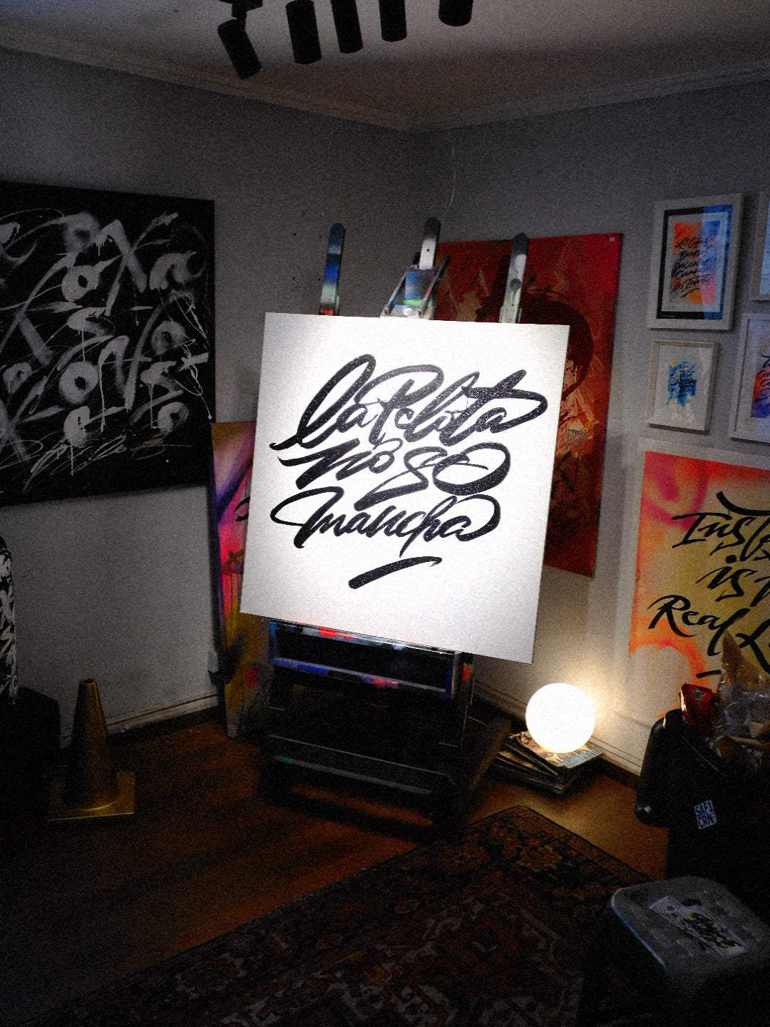 "La Pelota No Se Mancha" Canvas 100x100