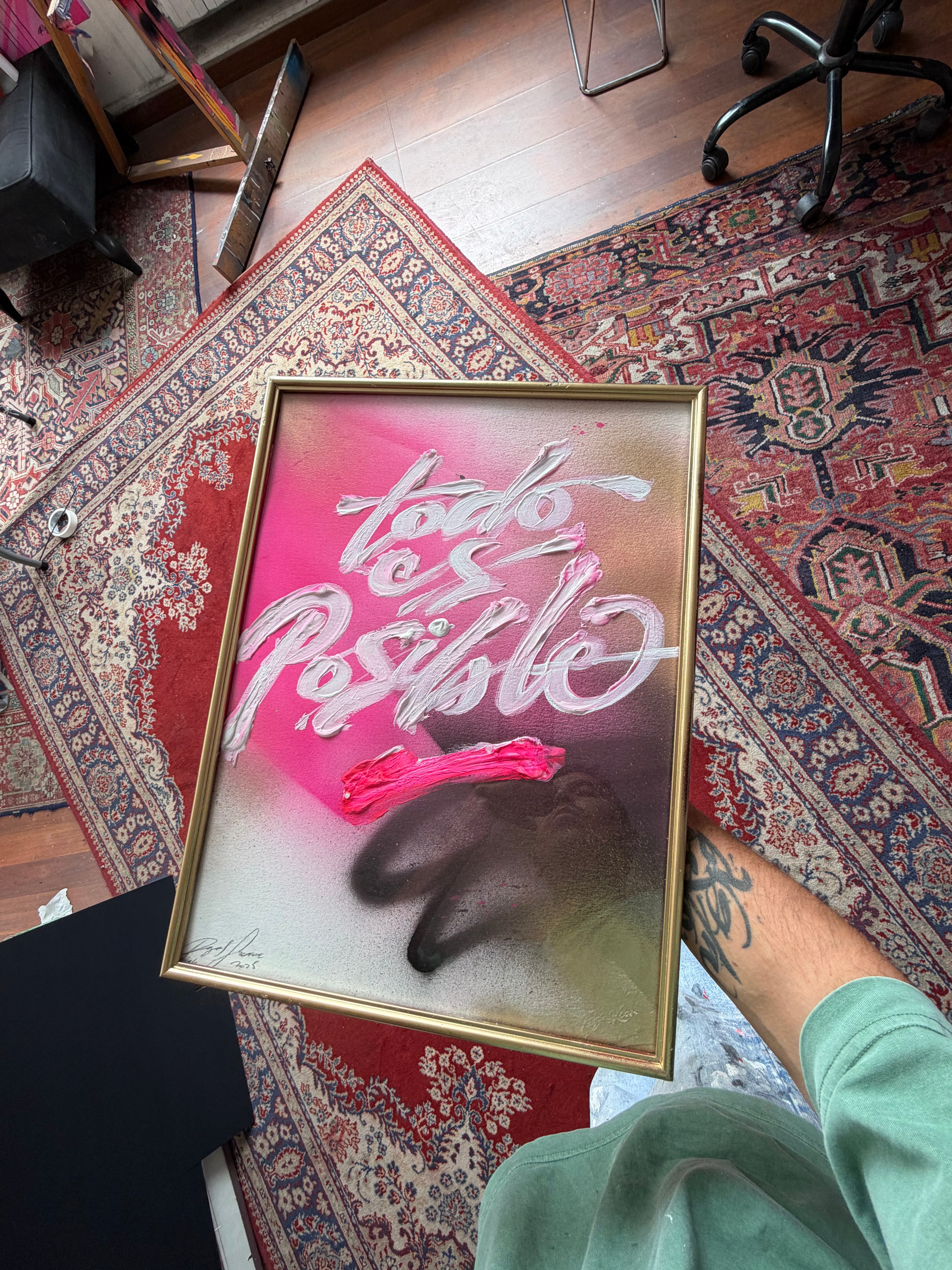 "Todo es Posible" - Pintura Sobre Papel.