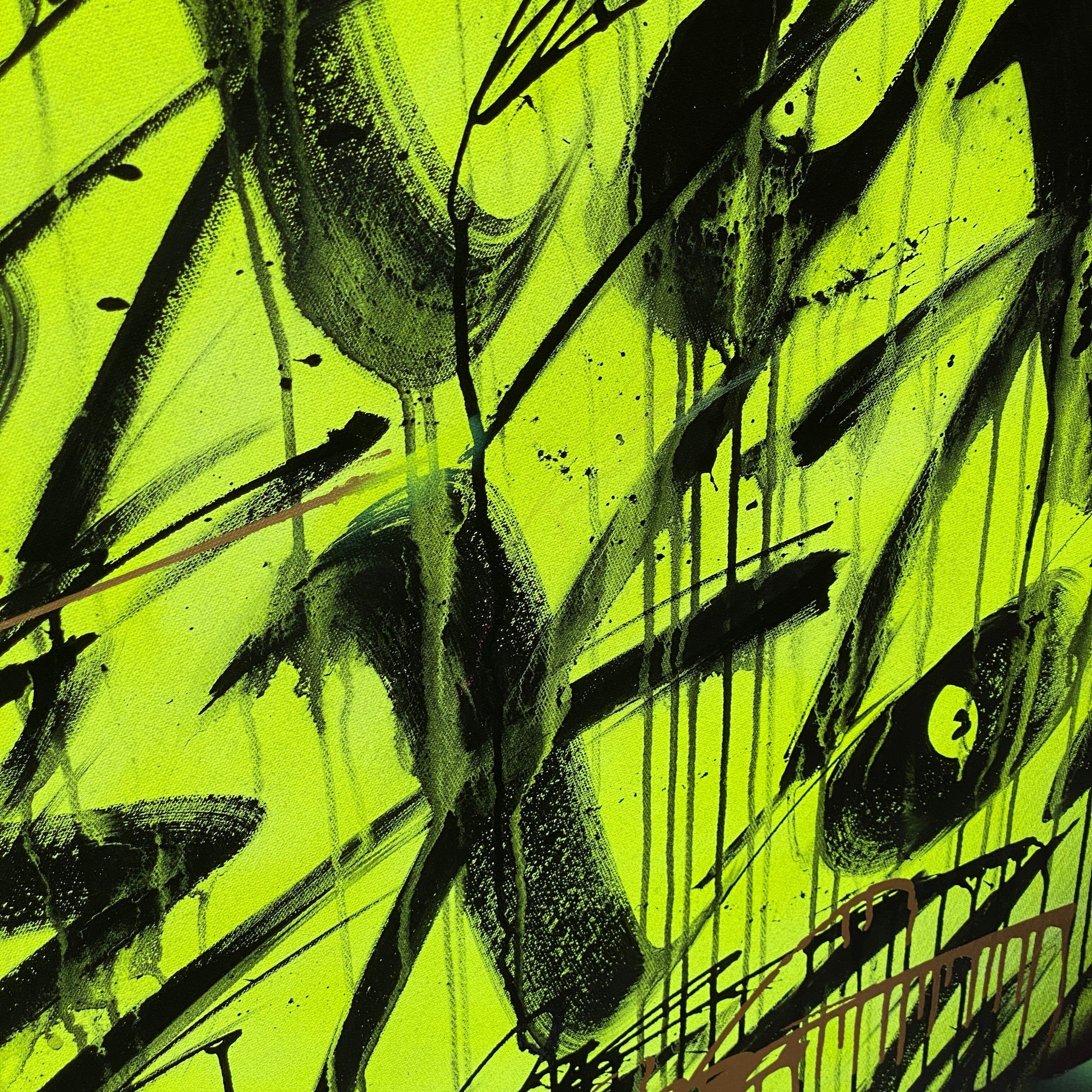 Fluor Circle Texture (Canvas)