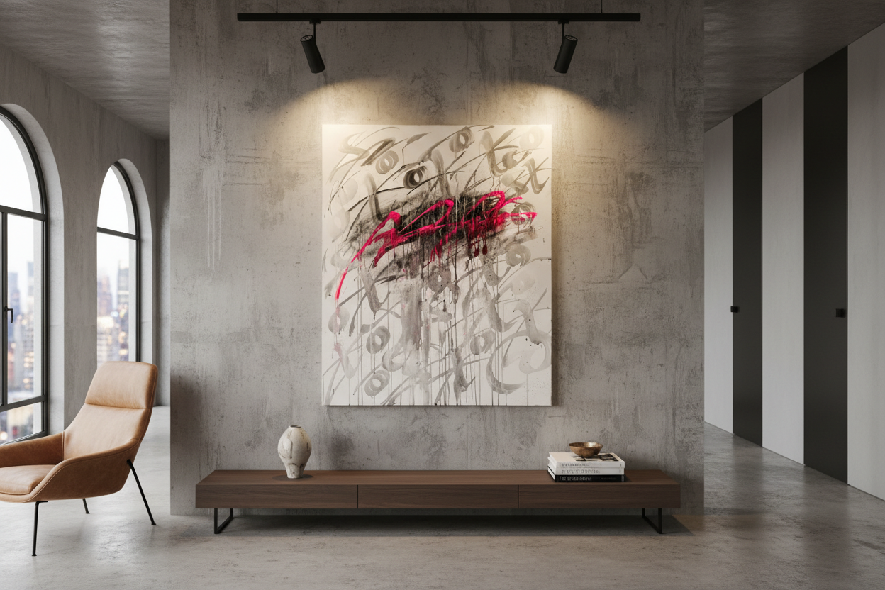 "ABSTRACT ROSE LINE"