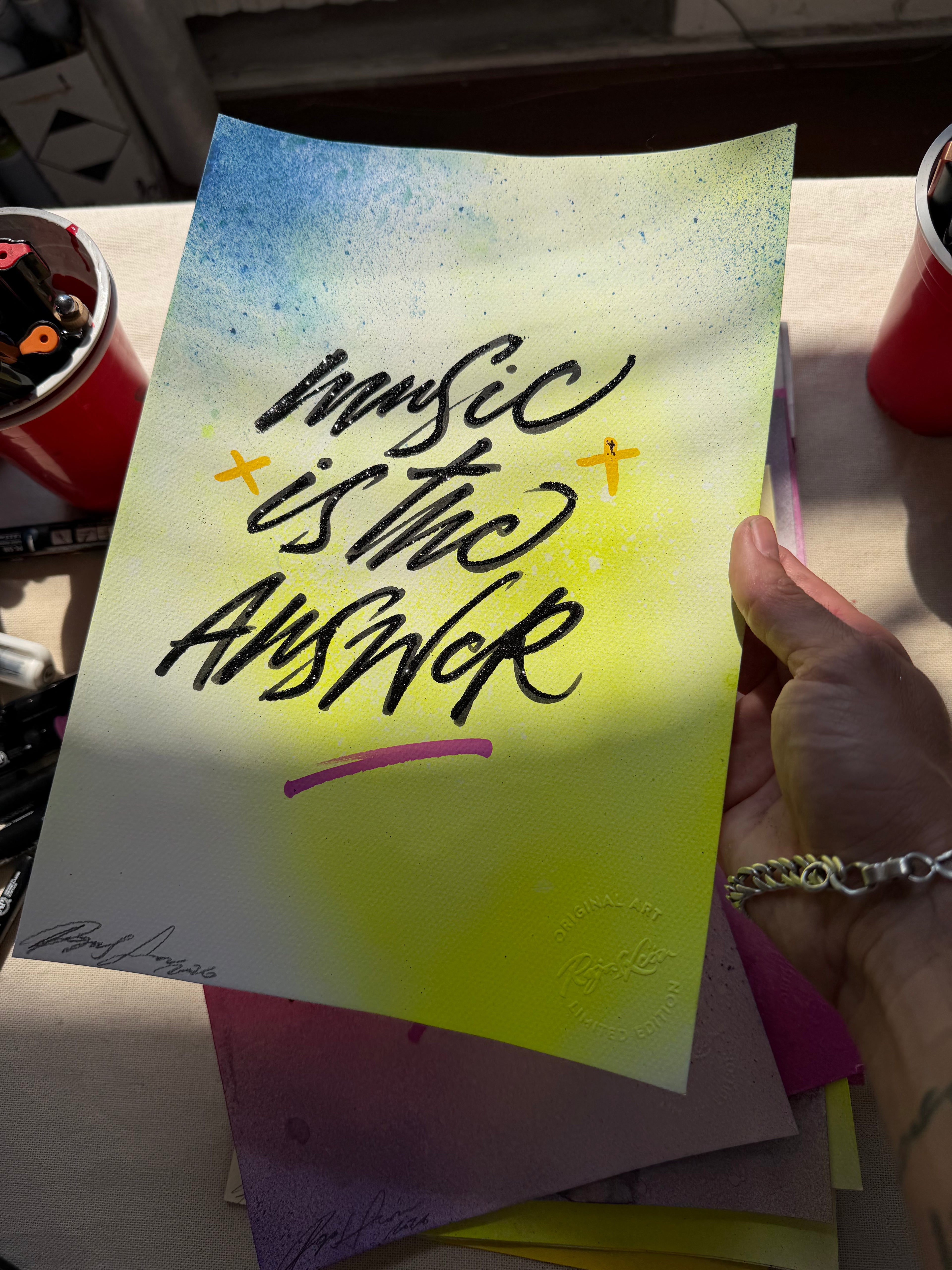 "Music Is the Answer" Limited Drop