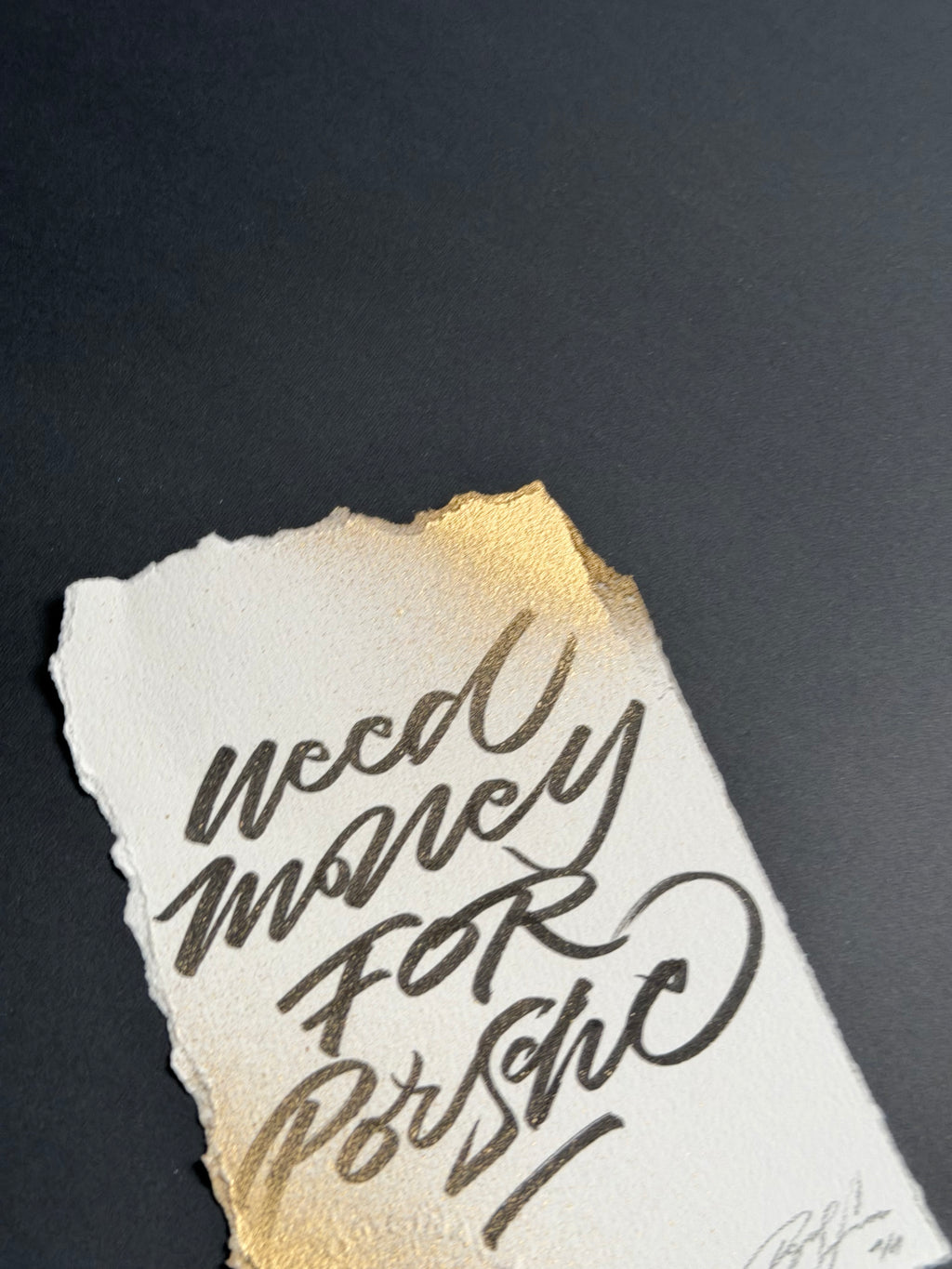 "Need Money For Prosche"Paris 2017 Serie.