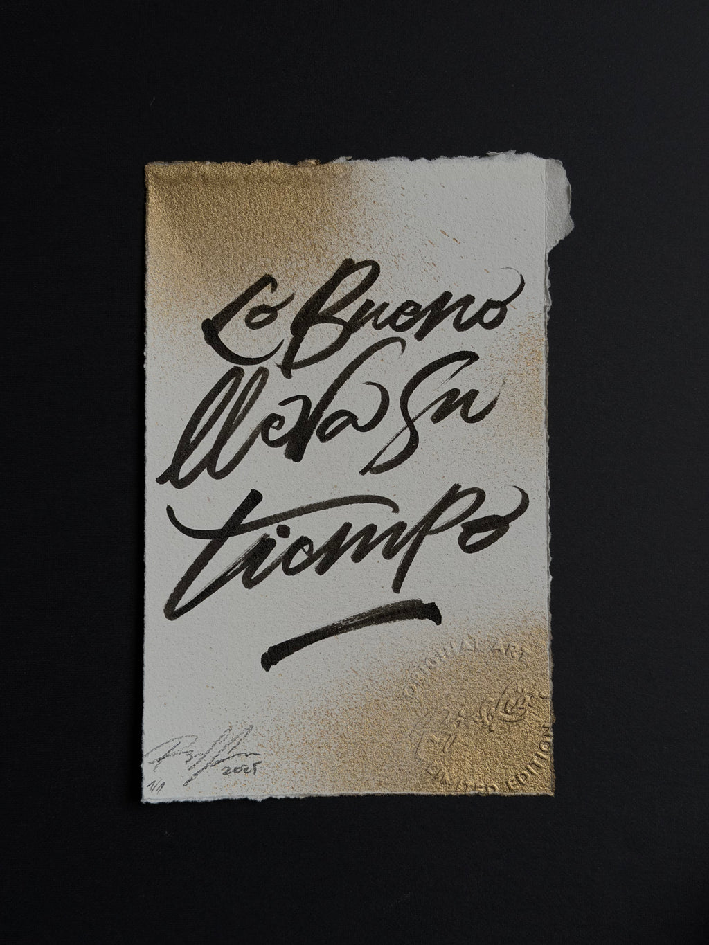 "Lo Bueno Lleva Tiempo" Paris 2017 Serie.