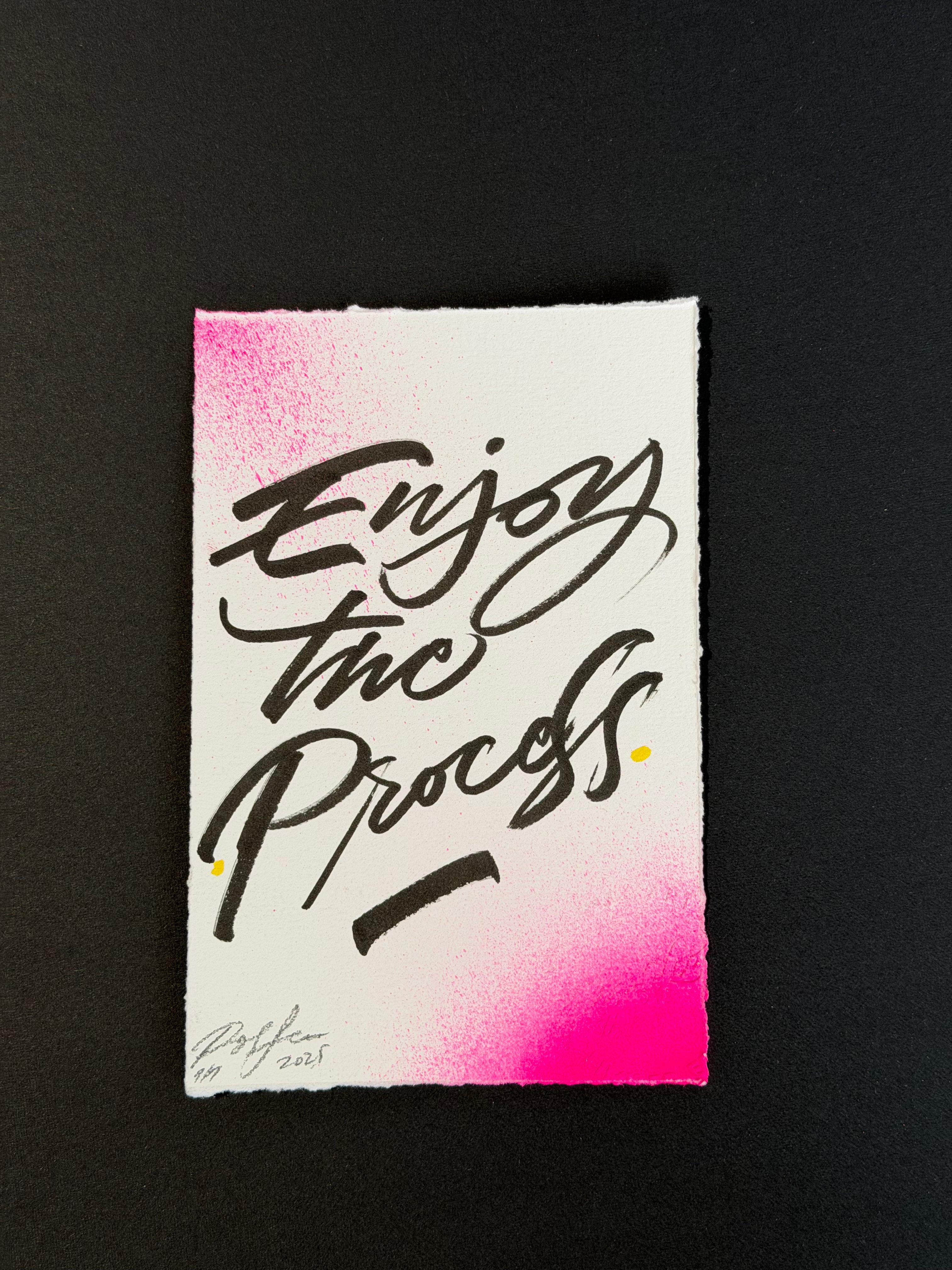 "Enjoy The Process" Paris 2017 Serie.