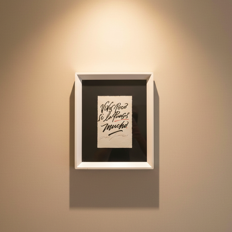 Obra en pared de hotel