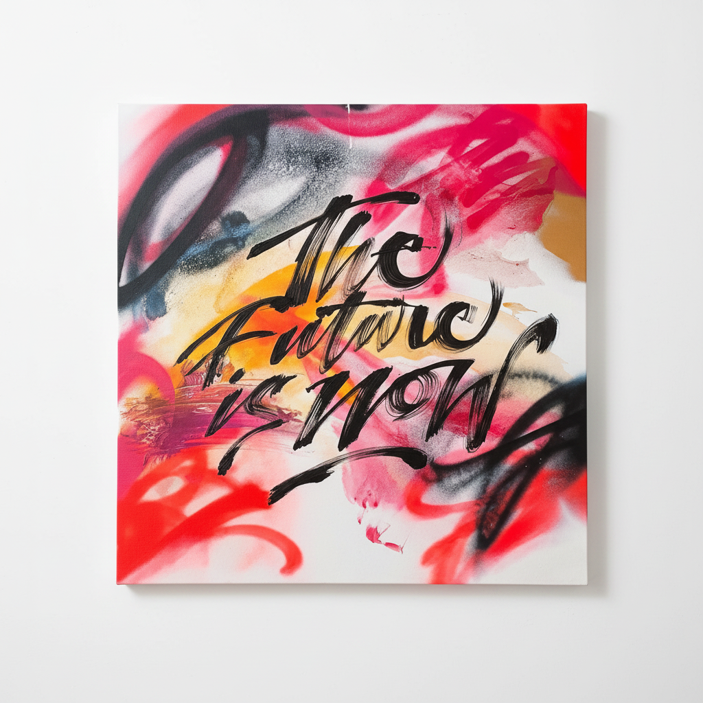 Obra We have is now - Fondo blanco