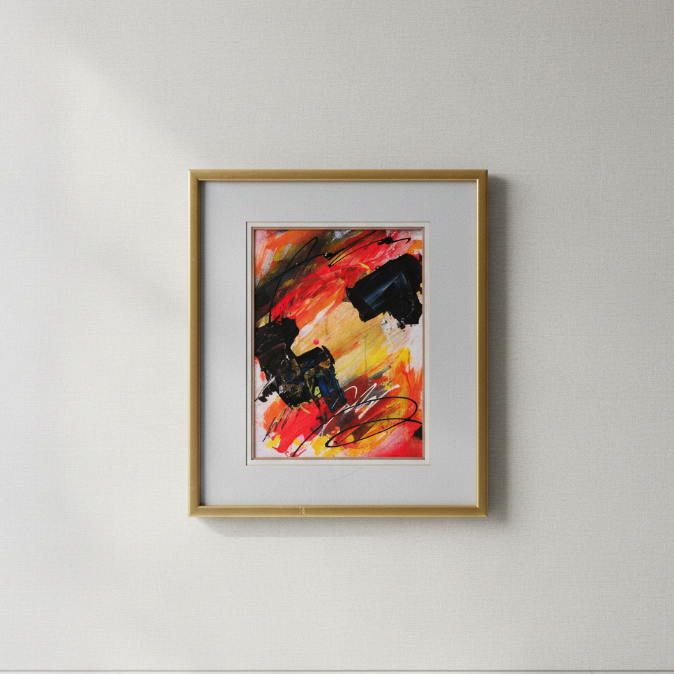 Old Abstract 2 — pared gris elegante