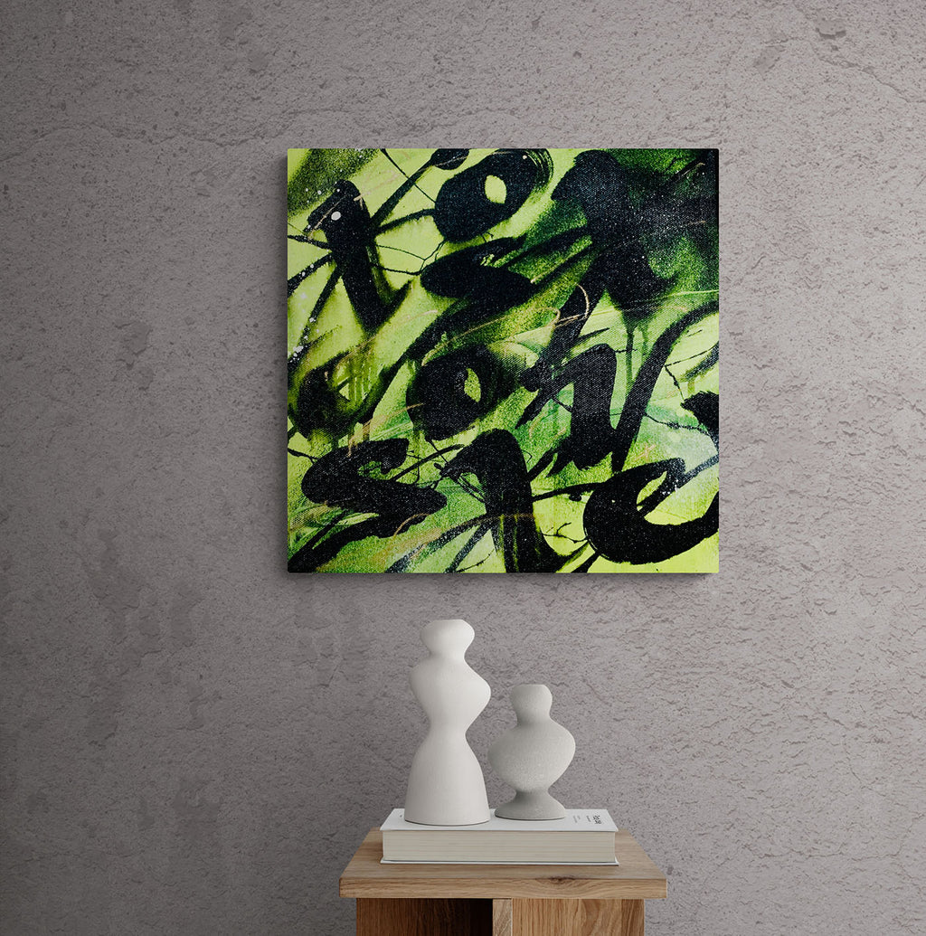 Texture Green Canvas - 2022